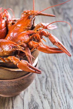 Kase haşlanmış kerevit ahşap tablo