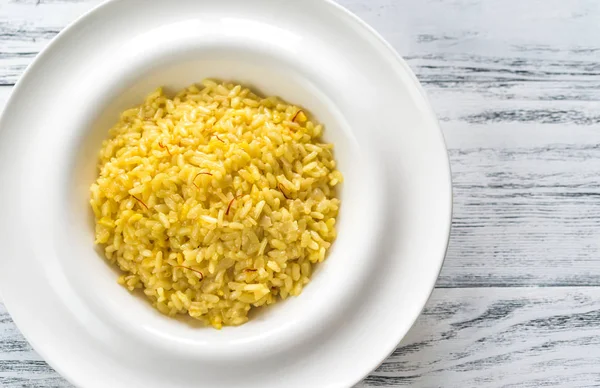 Risotto alla Milanese — Stok fotoğraf