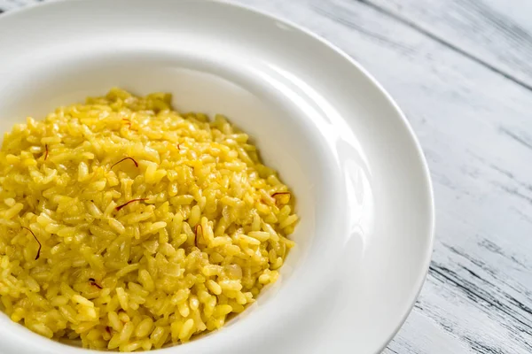 Risotto alla Milanese — Stok fotoğraf