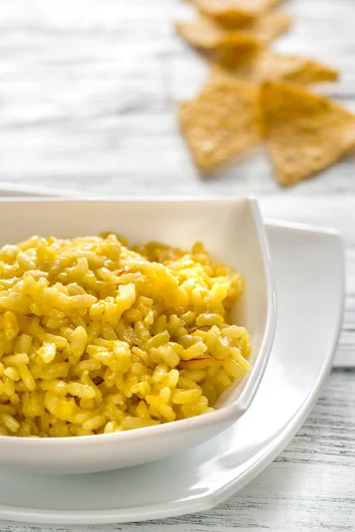 Risotto alla Milanese — Stok fotoğraf