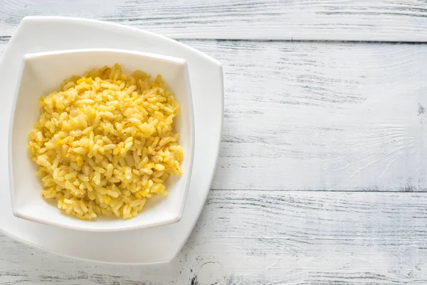 Risotto alla Milanese — Stok fotoğraf