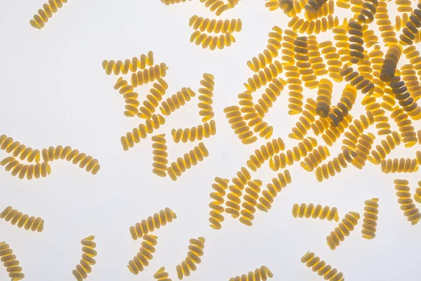 Raw fusilli pasta — Stock Photo, Image