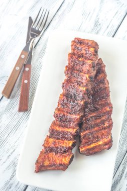 Izgara domuz pirzolası.