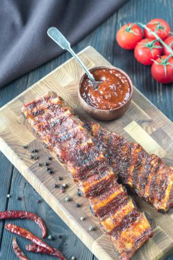 Izgara domuz pirzolası.