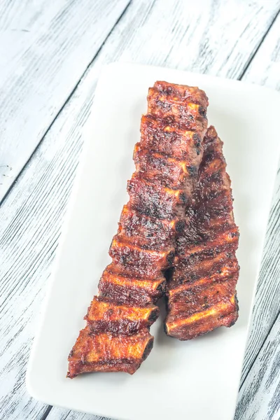 Izgara domuz pirzolası.