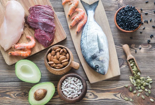 Fonti alimentari di zinco — Foto Stock