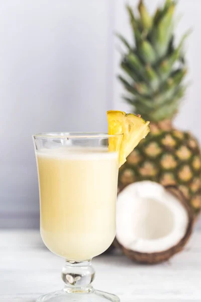 Sklo z Pina Colada — Stock fotografie