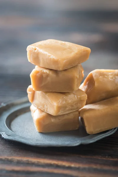 Maple cream fudge — Stock Photo, Image