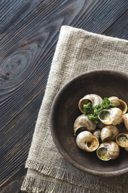 Kase pişmiş salyangoz