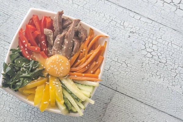 비빔밥의 그릇 — 스톡 사진