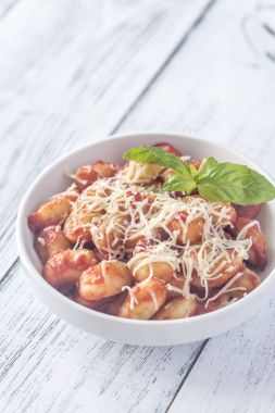 Domates soslu patates gnocchi.