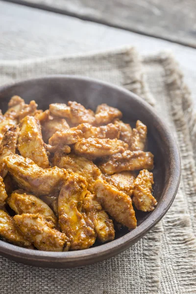 Tereyağı tavuk bölümünü