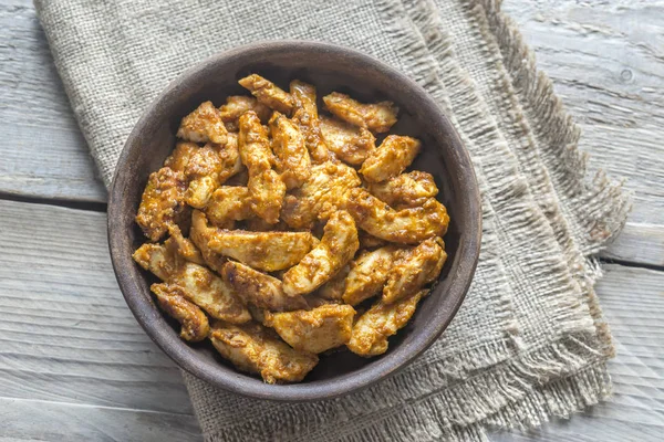 Tereyağı tavuk bölümünü