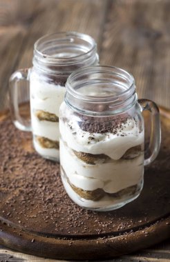Tiramisu mason kavanoz