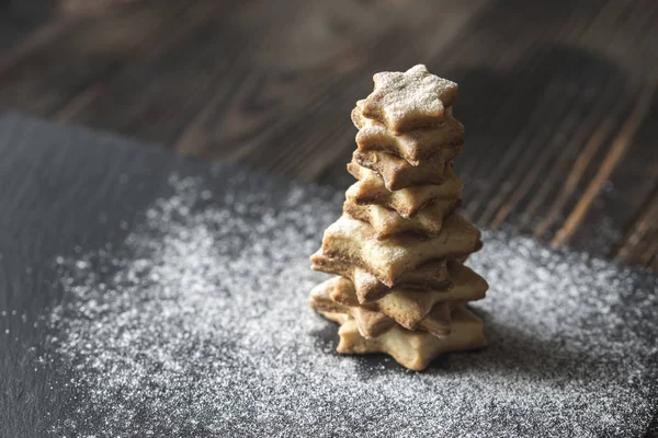 Zelfgemaakte Christmas tree — Stockfoto