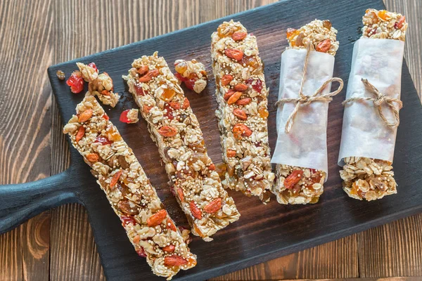 Homemade granola bars — Stock Photo, Image