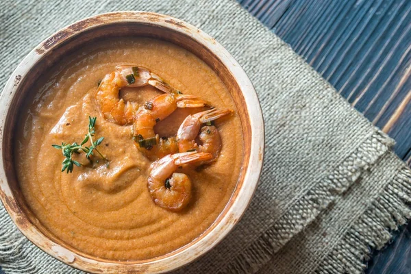 Bowl of Bisque soup — Stock Photo, Image