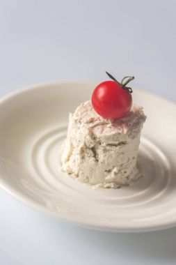 Yer mantarı ile robiola