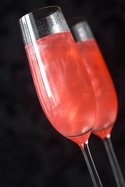 Bicchieri di champagne cocktail — Foto Stock