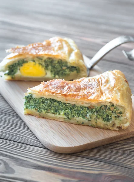 Torta Pascualina - Spinach and Ricotta Tart — Stock Photo, Image