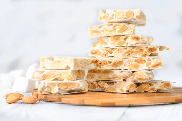 Bunch of spanish turron — Stock Photo, Image