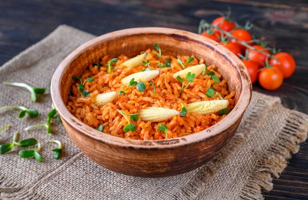 Cuenco de arroz mexicano — Foto de Stock