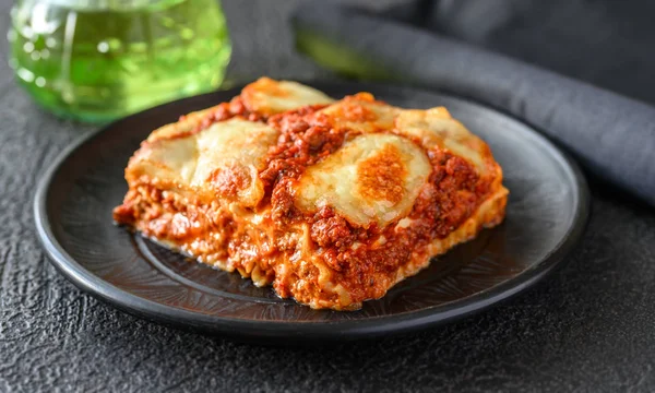 Dish of lasagne — Stock Photo, Image