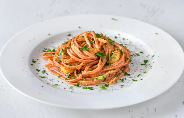 Pasta Aglio, Olio ve Peperoncino — Stok fotoğraf