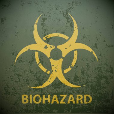 Sarı biohazard sembolü