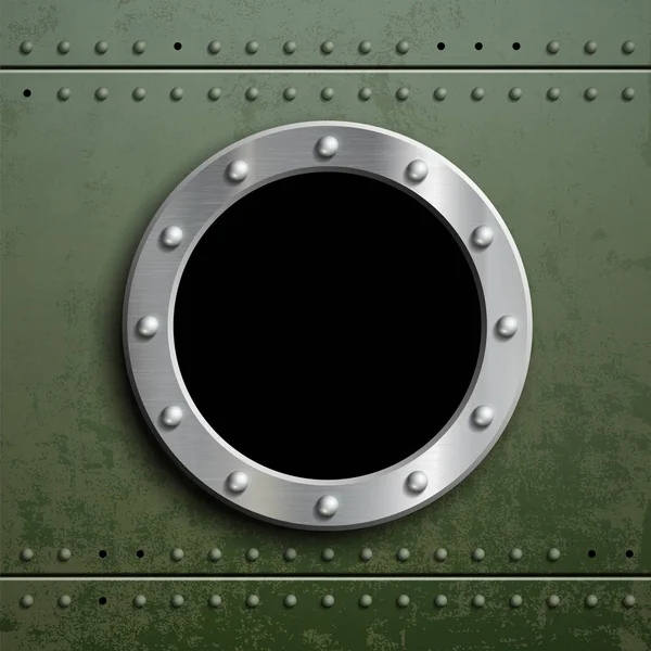 Round window porthole — Stock Photo, Image