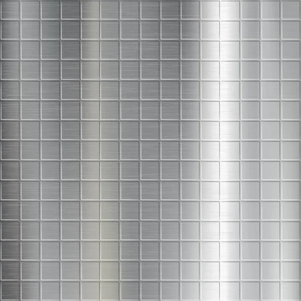 Textura de metal cepillado con un patrón geométrico. Industrial —  Fotos de Stock