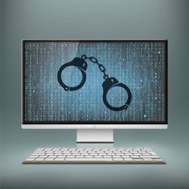 Kelepçe monitör ekranında