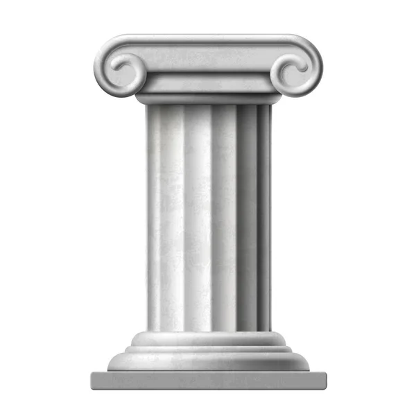 Pictogram antieke marmeren kolom. — Stockvector
