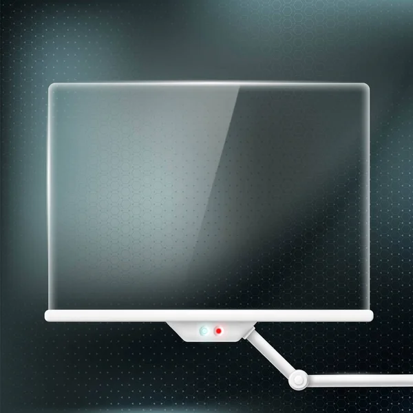 Futuristik cam şeffaf ekran