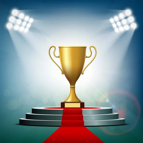 Gold Kupası şampiyonluğu — Stok Vektör