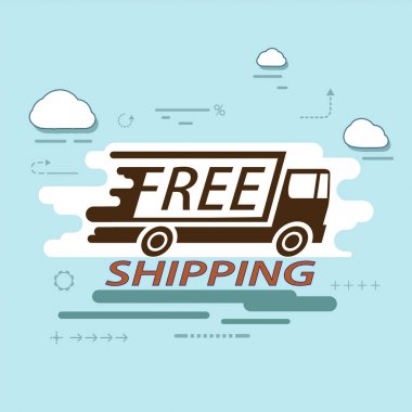 Simge kamyon kargo teslimat.