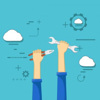 Onun el anahtarı ve pense holding ana