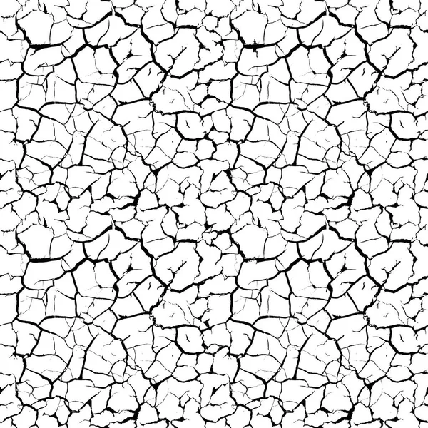 Seamless texture cracked effect. — Stock Vector