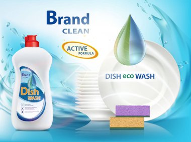 Etiket tasarımı ile plastik konteyner
