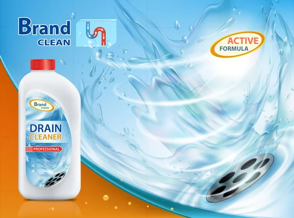 Drenaj temiz ile plastik konteyner.