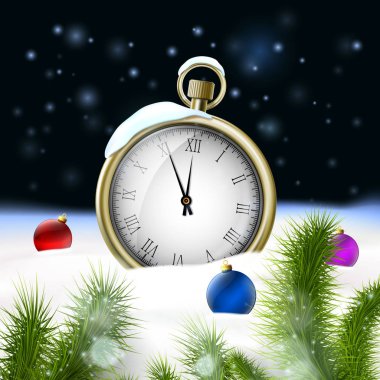 topları ile Noel ağacı.