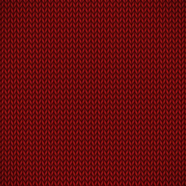 Jersey tricoté rouge — Image vectorielle
