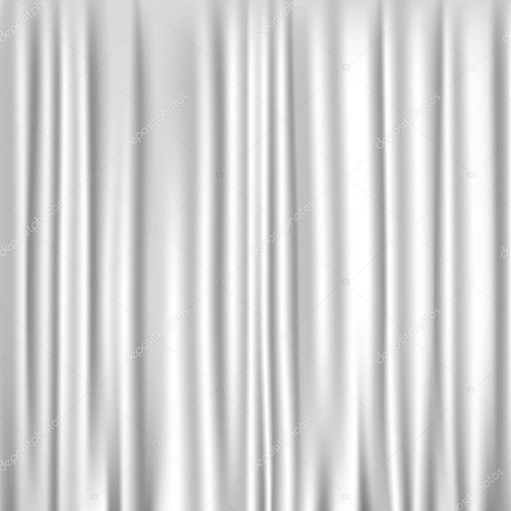 abstract texture of white silk curtain,  Art background and decoration 