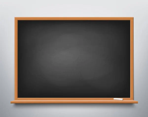 Tafel Mit Kreide Der Wand Klassenzimmer Aktienvektorabbildung — Stockvektor