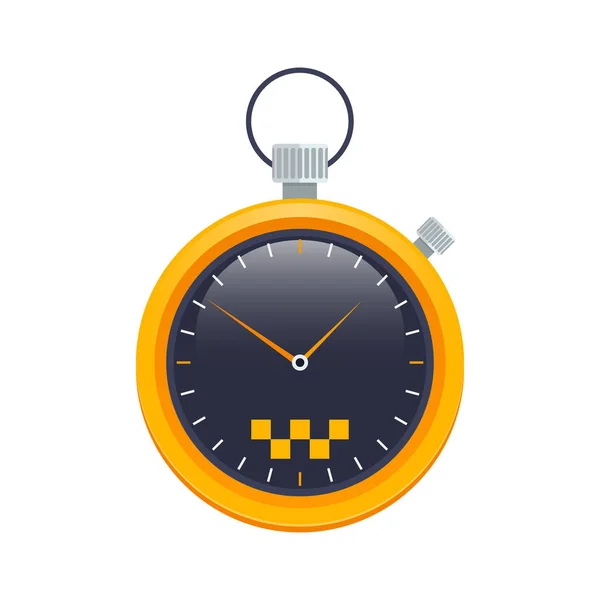 Vector taxi stopwatch icon — Stock Vector