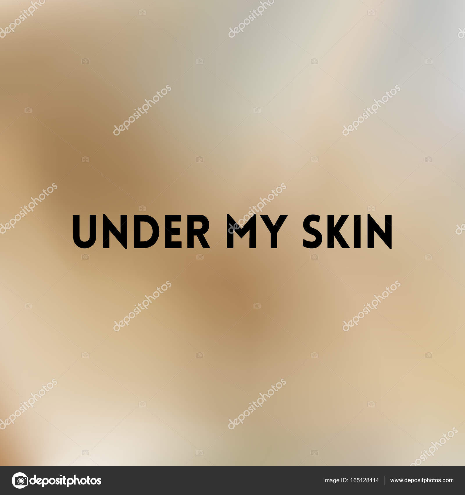 四角い背景がぼやけて 引用をやる気にさせると明るい茶色のパステル カラー ストックベクター C Marysan