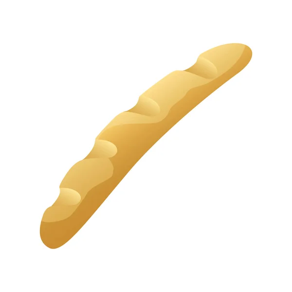 Illustration vectorielle de baguettes françaises isolées sur fond blanc — Image vectorielle