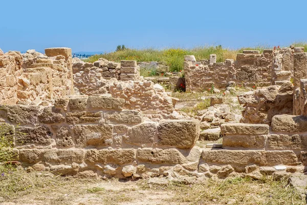 Ruins of ancient greek temple, Saranda Kolones — Stock Photo, Image