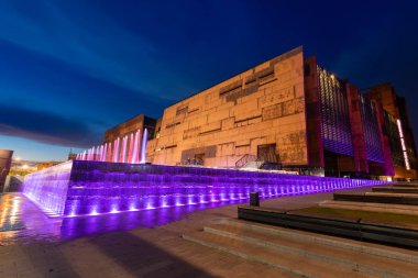 Gdansk, Polonya - 2 Ekim 2016: Avrupa Dayanışma Merkezi (Ecs)