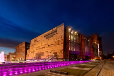 Gdansk, Polonya - 2 Ekim 2016: Avrupa Dayanışma Merkezi (Ecs)